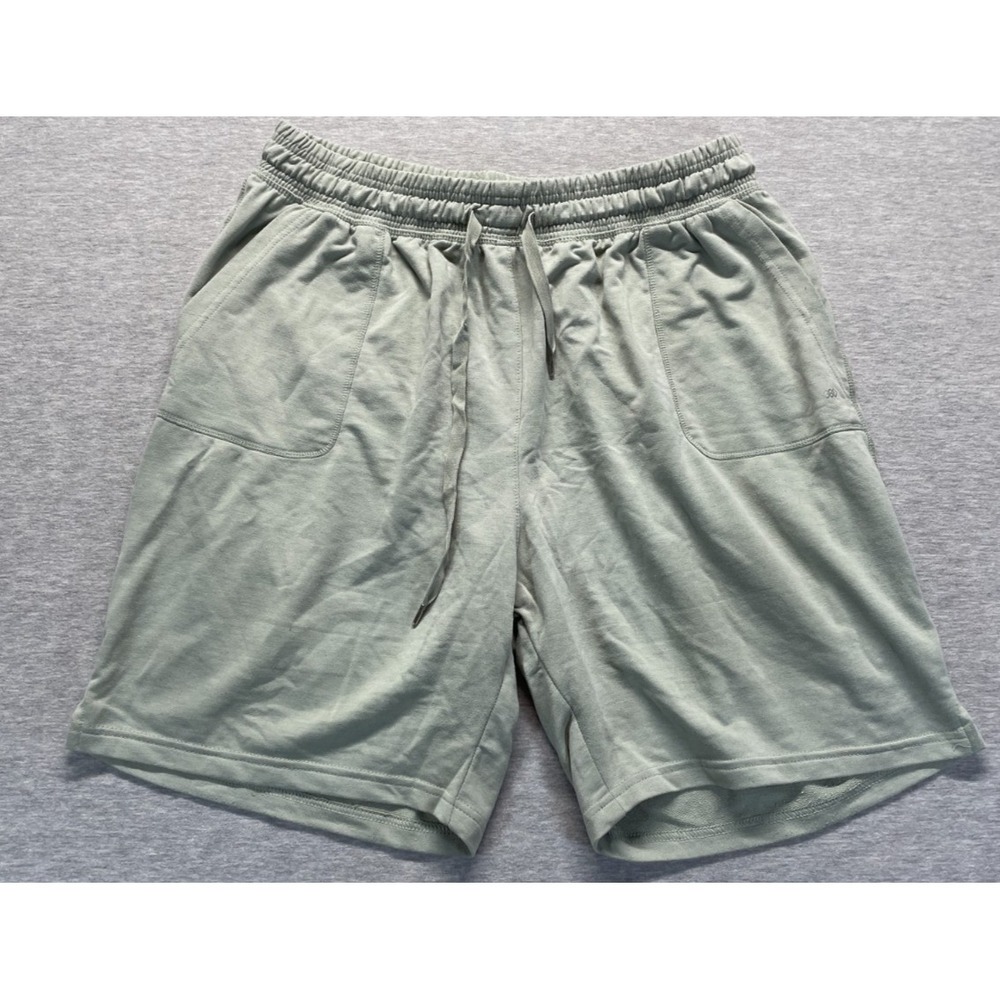 Leg3nd Athletic Shorts Mens XL Sage Green Athleisure Gym Performance Drawstring